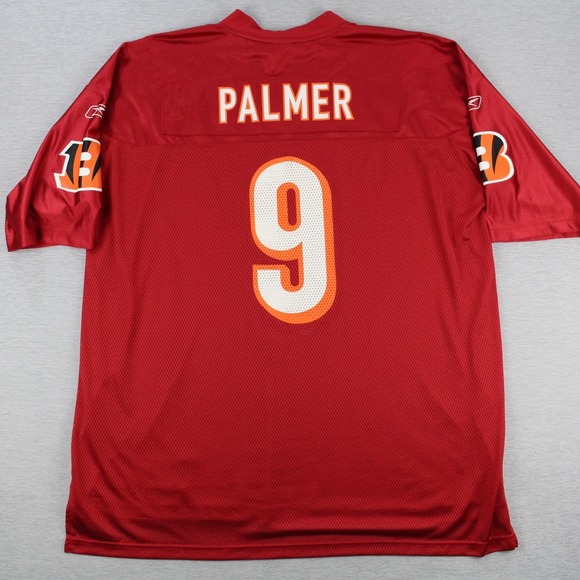 Reebok Cincinnati Bengals Palmer Jersey Shirt Mens 2XL Red NFL Equipment - Picture 10 of 12